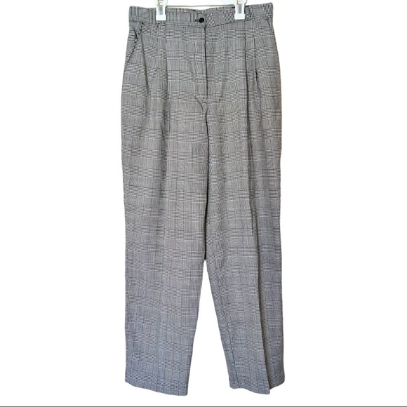 Vintage TR Bentley Houndstooth High Waisted Trousers Pants - Picture 8 of 16